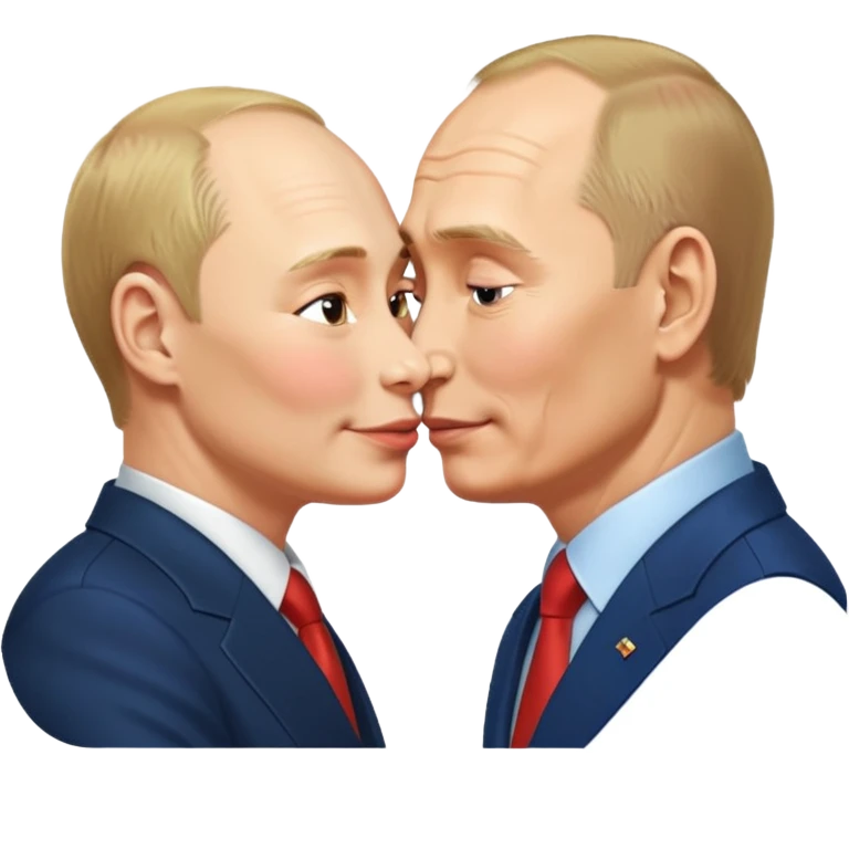 putin and madura kiss emoji
