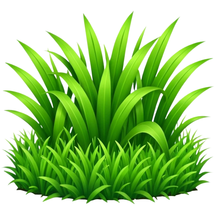 Зеленая трава emoji