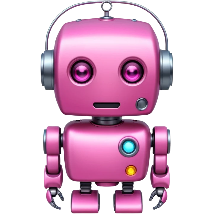 pink robot with 1 eye emoji