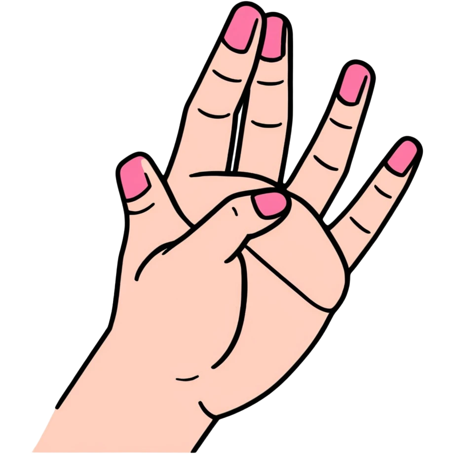 Hand turned upside down with pinky and index fingers extended  emoji