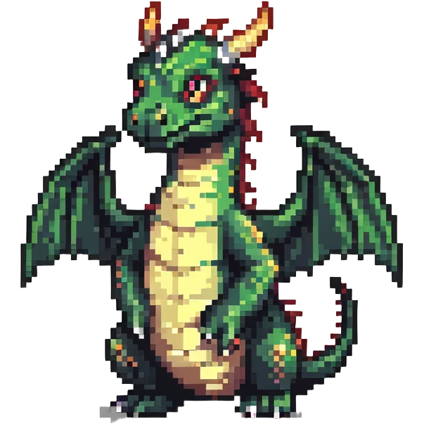 dragon with tiny wings emoji