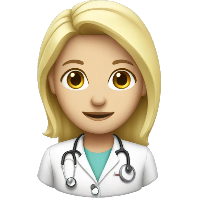 blond doctor emoji