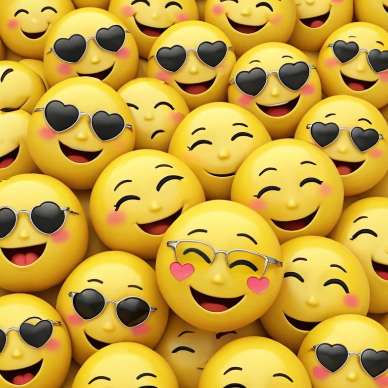 create 20 different emoji faces emoji