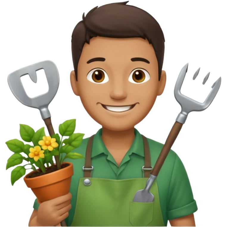 Urban Gardener man emoji