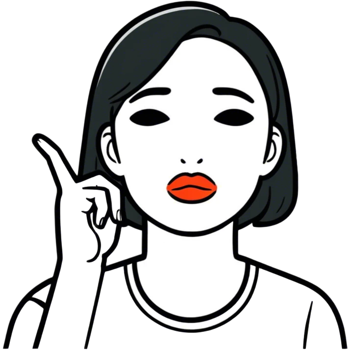Shh emoji