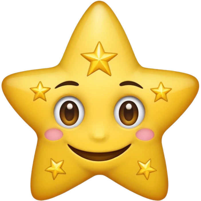emoji sonriente con ojos de estrella emoji