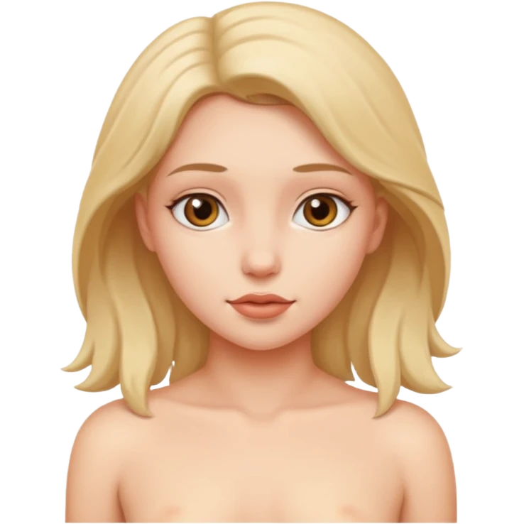Çıplak kız emoji