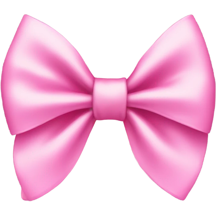 Pink bow emoji