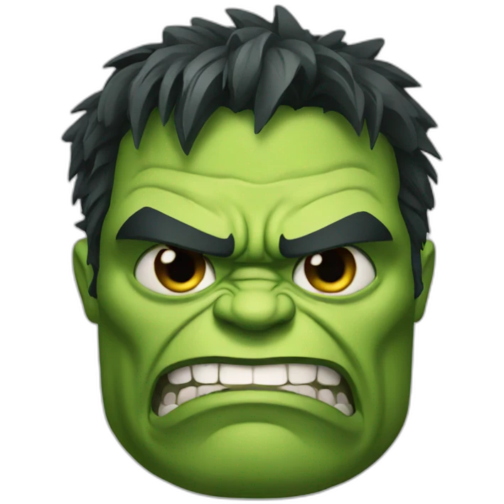 Angry hulk emoji