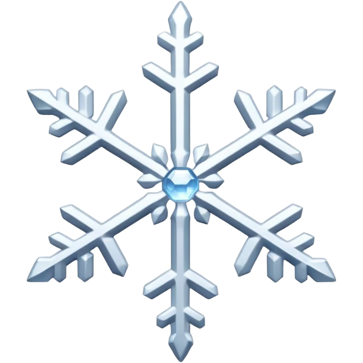Snowflakes falling in the background emoji