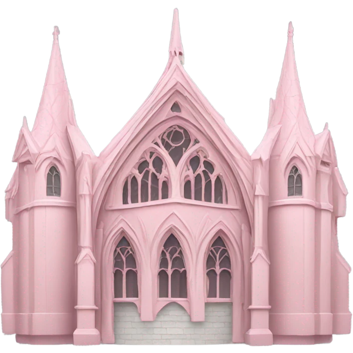 Light pink gothic architecture  emoji