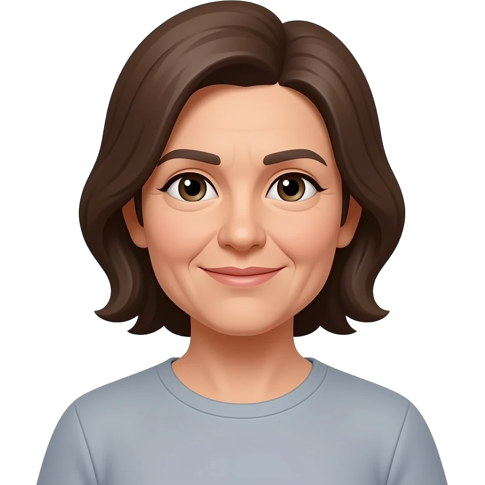 50 jährige mit braunen mittleren7 haaren emoji