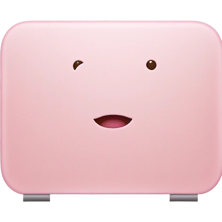 Soft Pink laptop 🩷 emoji