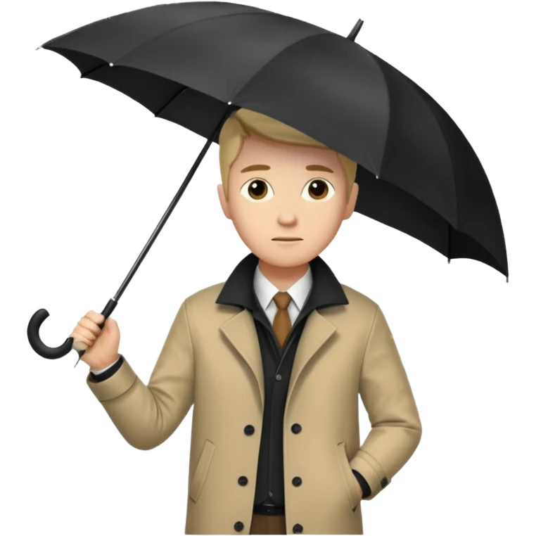 Street Umbrella Walker man emoji
