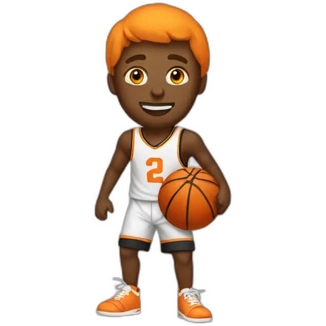 pyrobut playing basketball emoji