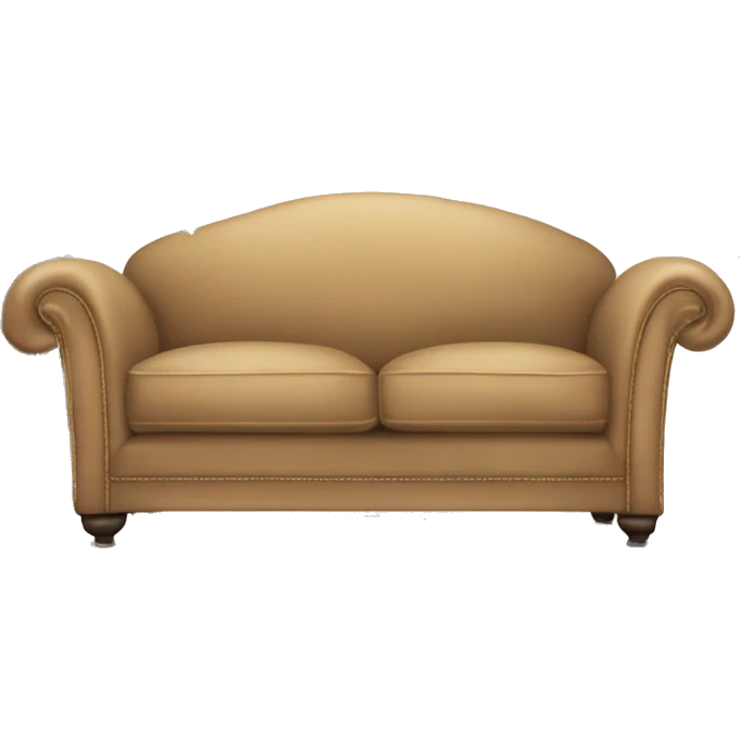 Um sofá de 2 lugade emoji
