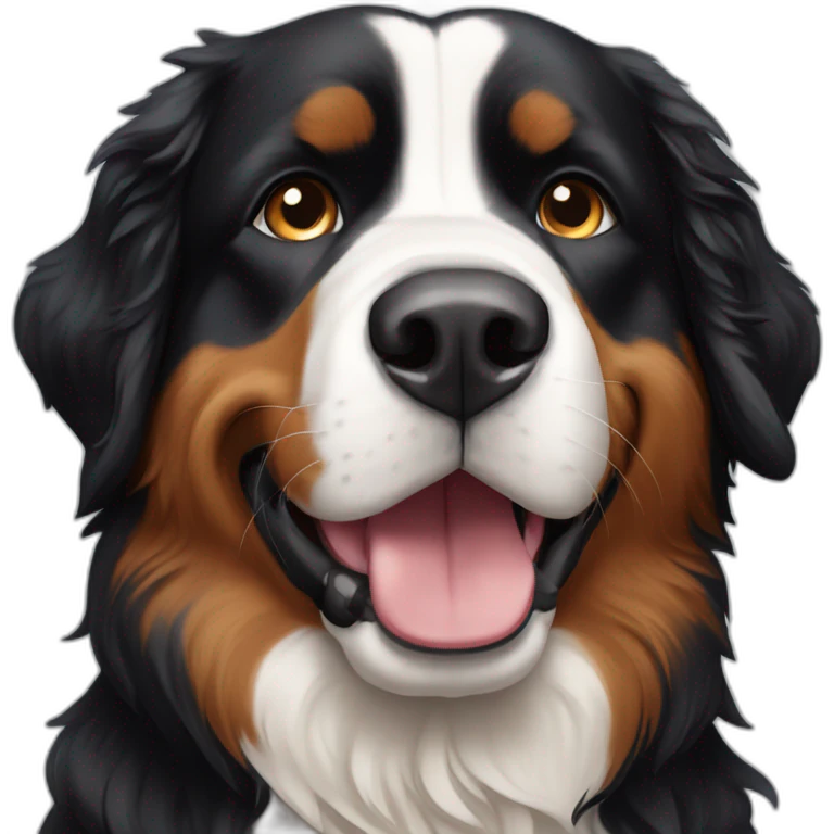 Bernese mountain dog emoji