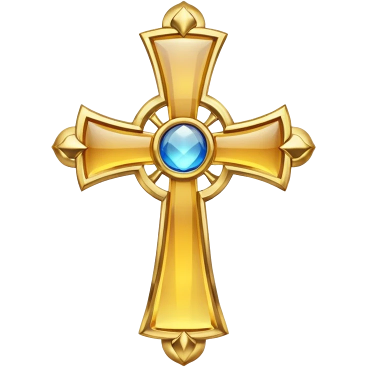 Eastern Orthodox cross. Transparent bakgrund. emoji