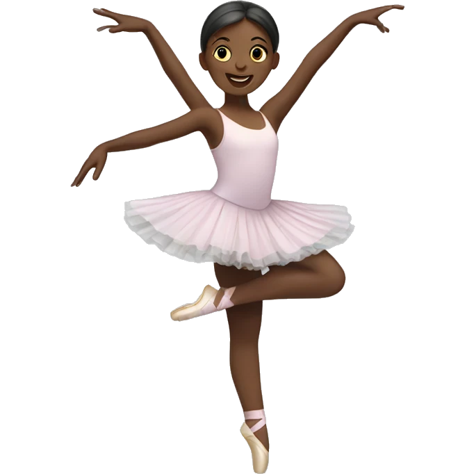 Girl dancing ballet emoji