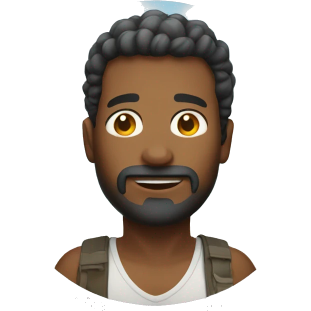 man at beach emoji