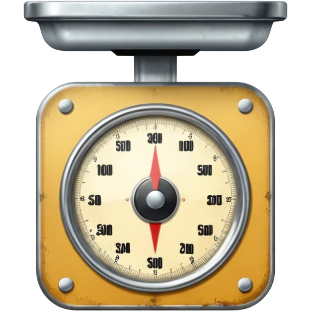 vintage body scale emoji