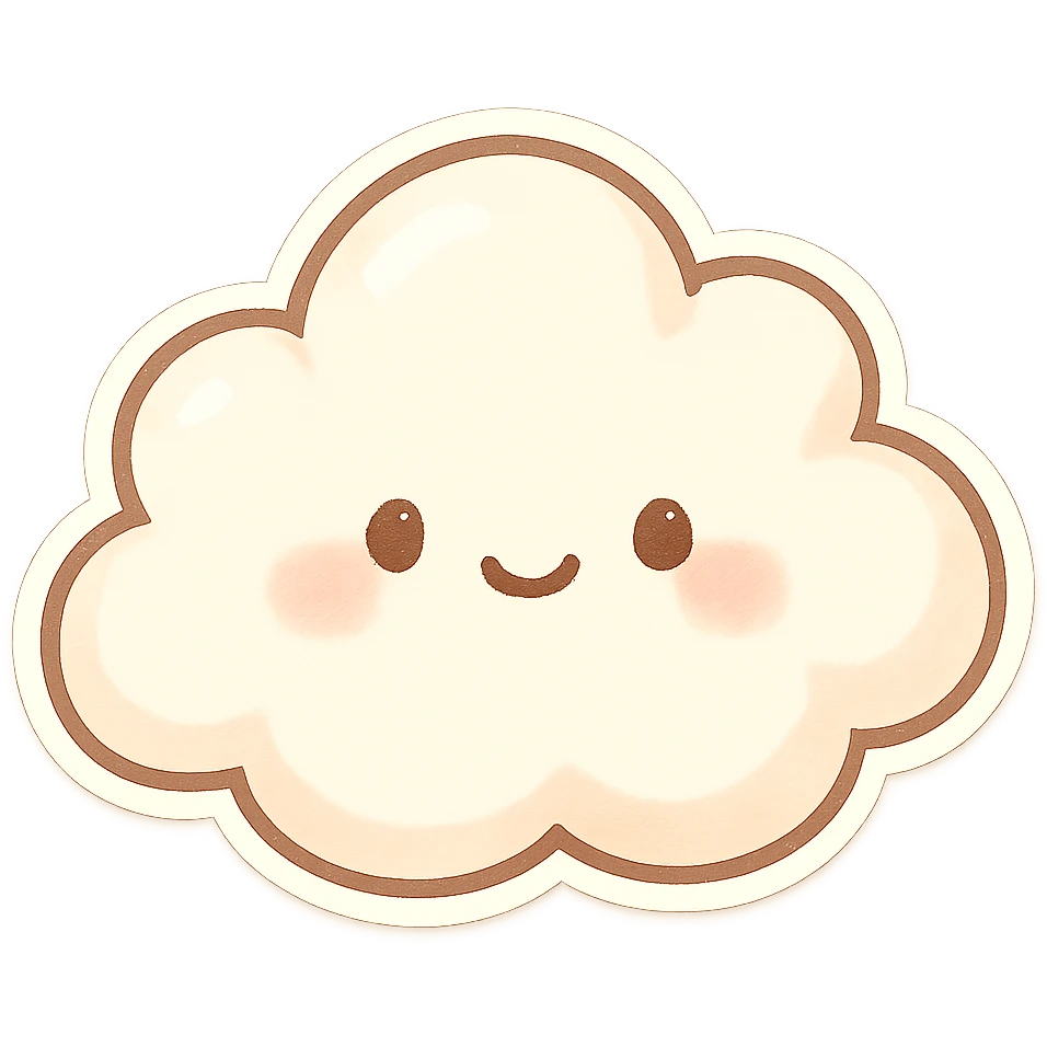 cloud emoji
