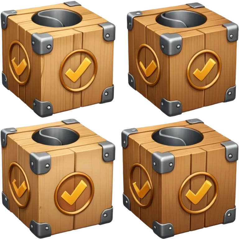 Two boxes and reload icon emoji emoji
