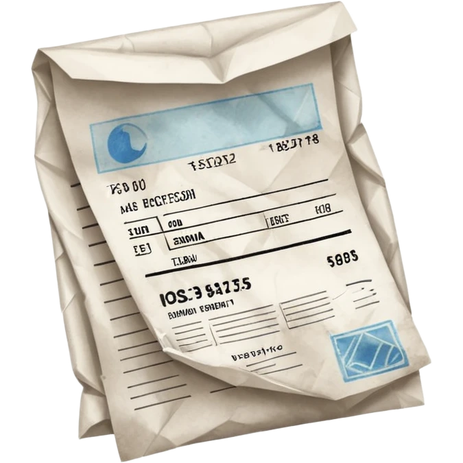 receipt emoji