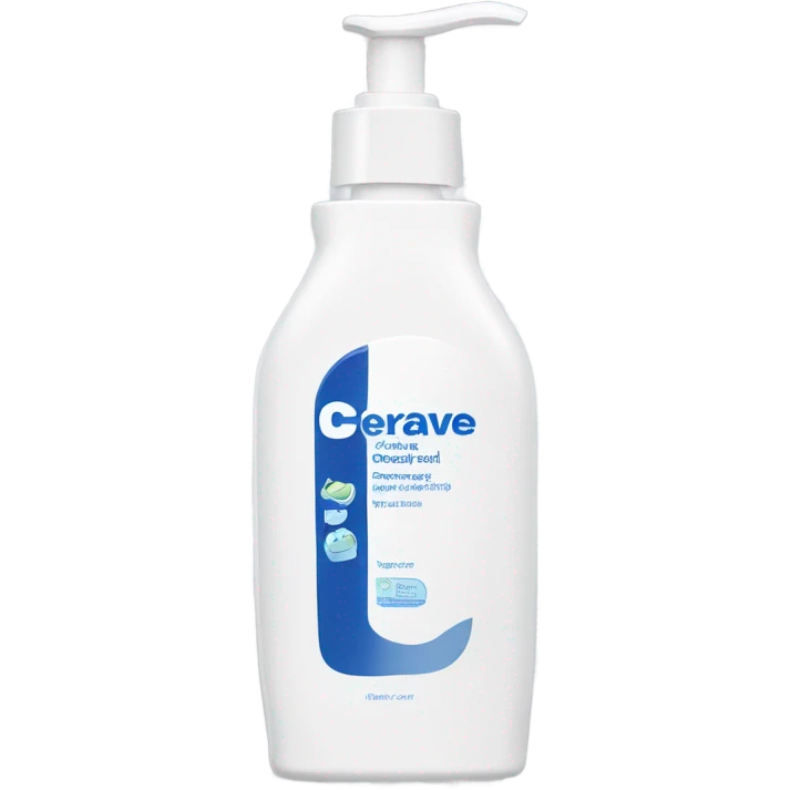 CeraVe facial cleanser bottle  emoji