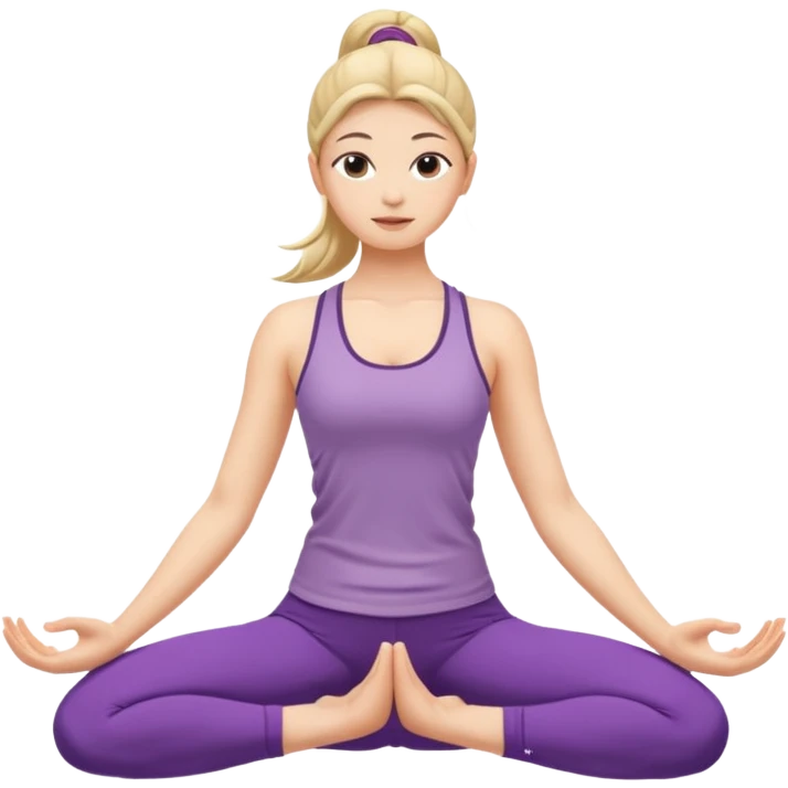 yoga girl emoji