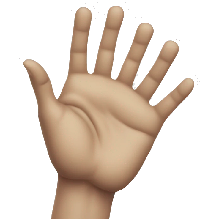 mutant hand emoji