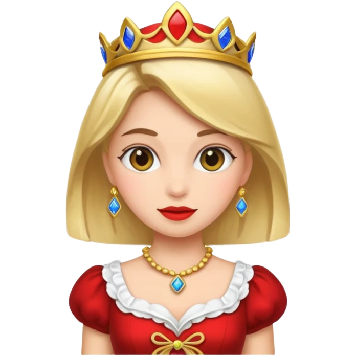 very fancy girl european emoji