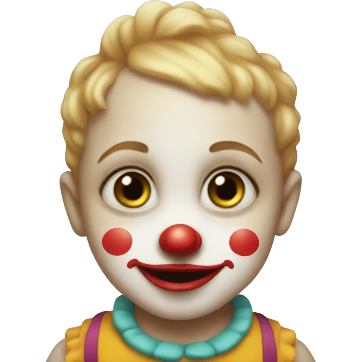 Baby clown emoji