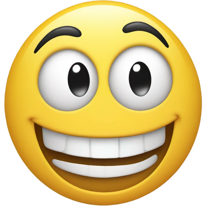Happy face with two tongue emoji