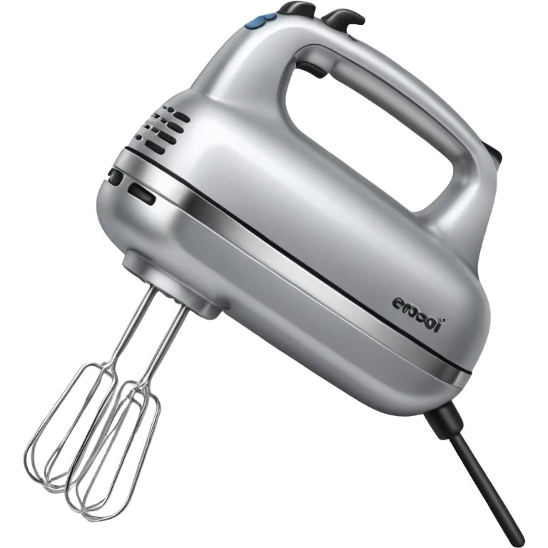 classic hand mixer electric egg beater with two metal beaters emoji