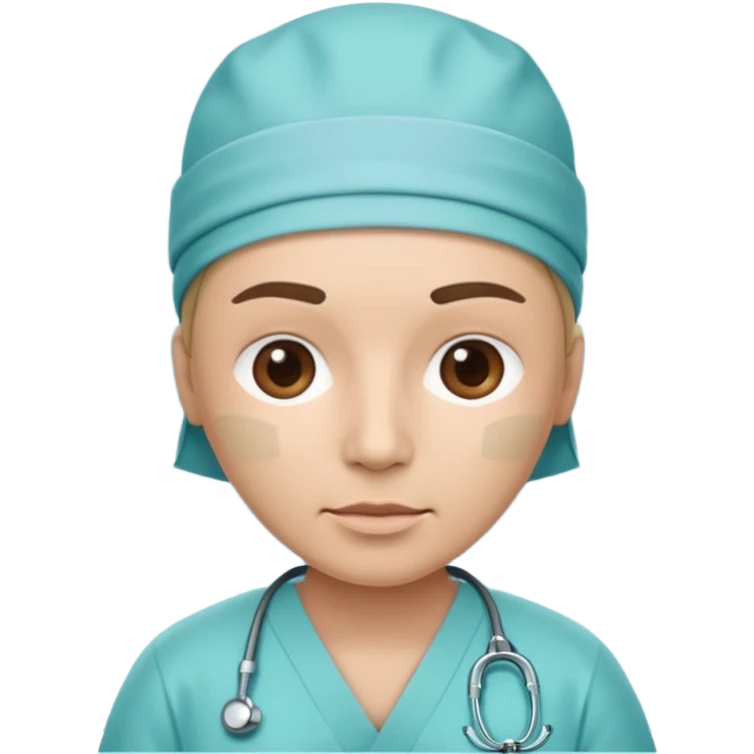 
Cartoon surgeon planning a facelift for Plastic and Reconstructive Surgery emoji