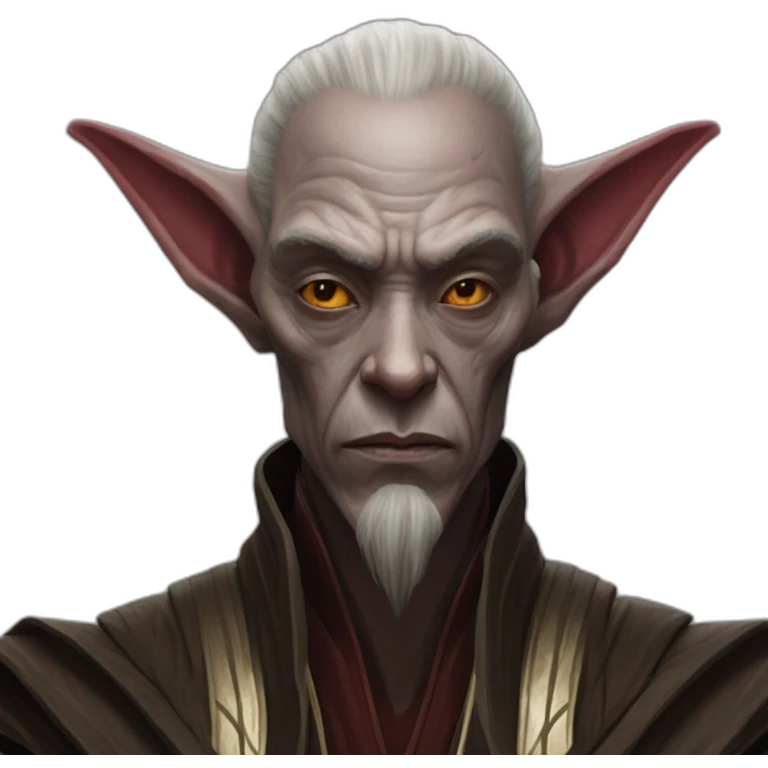 hyperrealist sith jedi in world of warcraft emoji