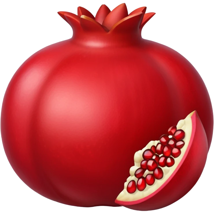 Pomegranate fruit emoji
