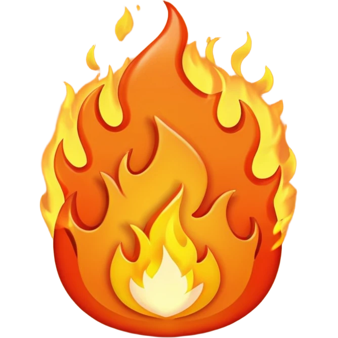 fire  hot emoji