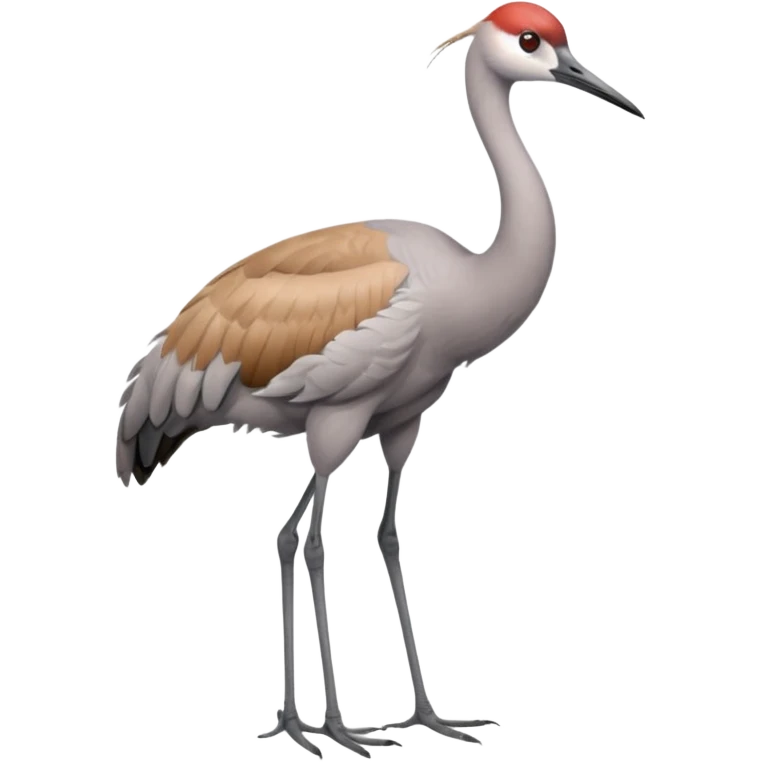 Sandhill crane bird emoji