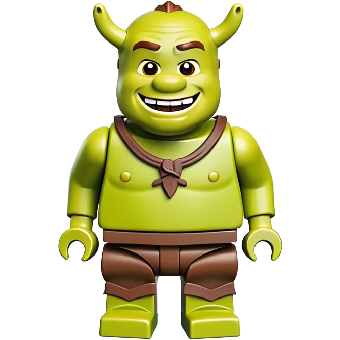 Lego shrek emoji