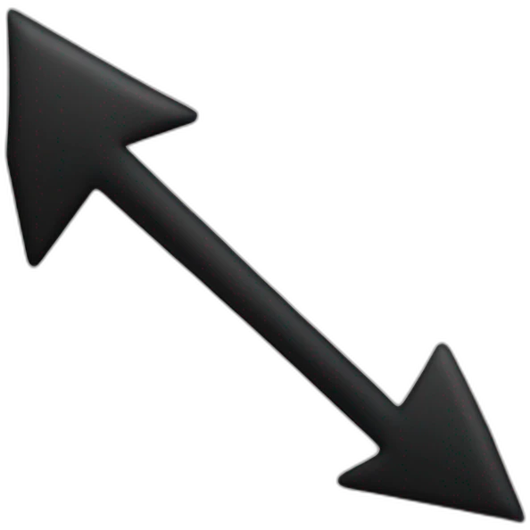 black-thin-right-arrow emoji