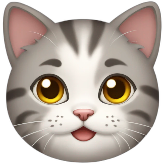 Cute anime cat emoji