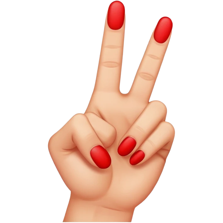 middle finger red emoji