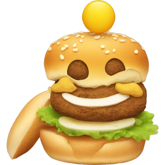 Smile on vadapav emoji