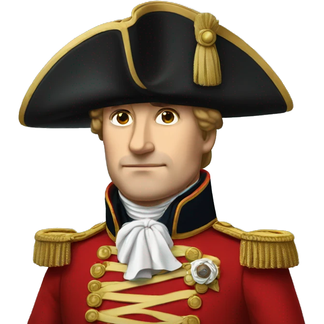 Napoleons with his hat emoji