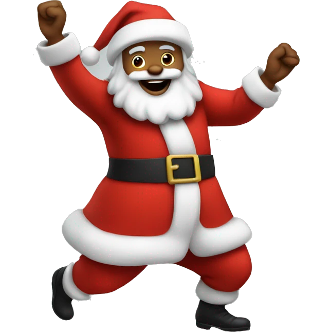 Santa Claus dancing  emoji