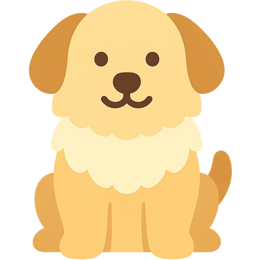 cute fluffy dog emoji