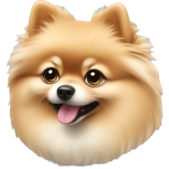 Birthday Creme Pomeranian  emoji