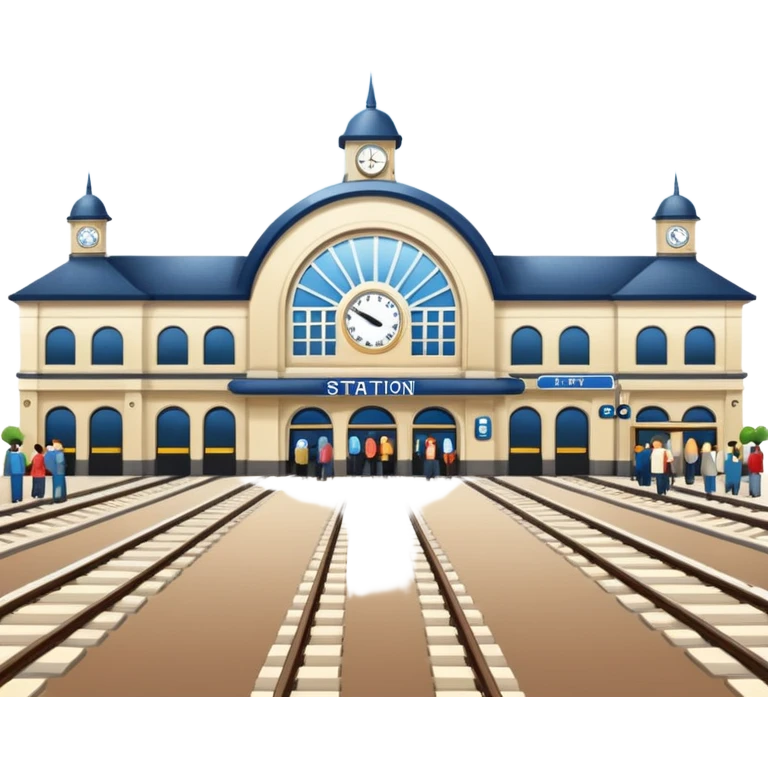railway station in PNG format emoji